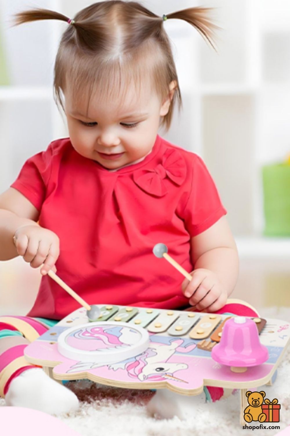5 in 1 Wooden Music Instruments - Montessori Toys