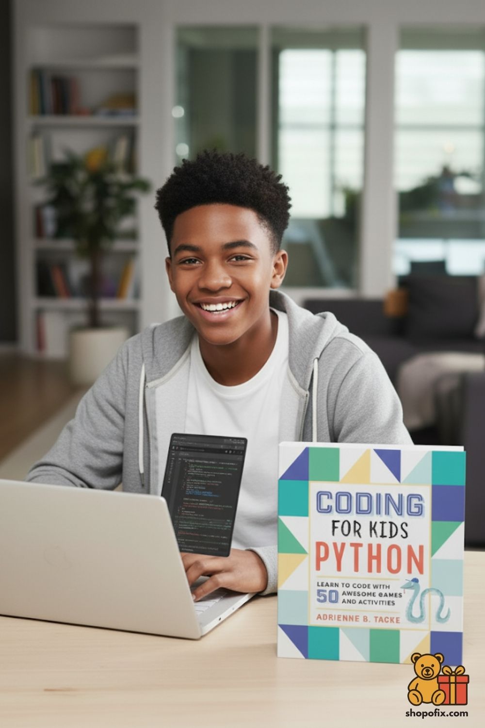 Coding for Kids: Python Book by Adrienne B. Tacke