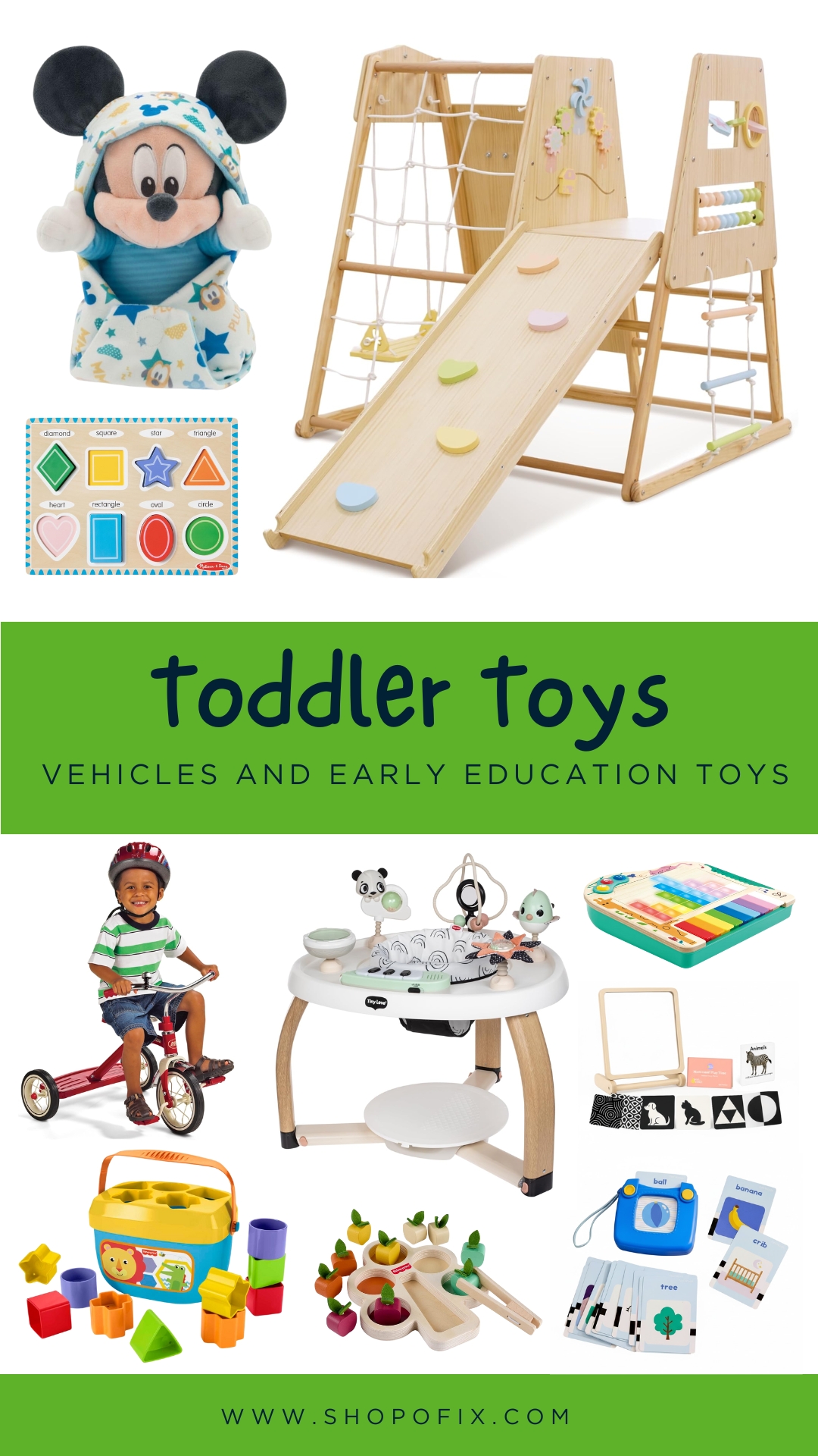 10 Toddler Vehicle and Early Education Toys