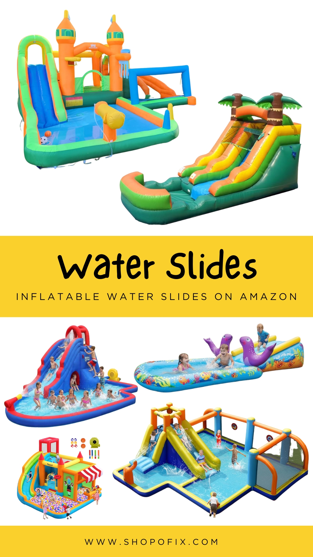 9 Best Inflatable Water Slides on Amazon