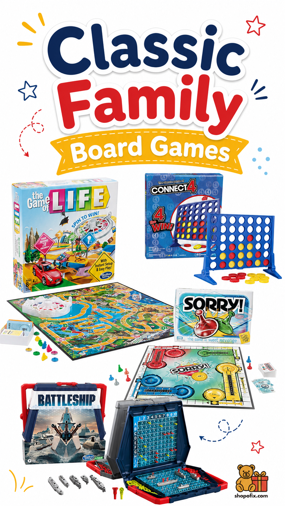 Classic Family Board Games