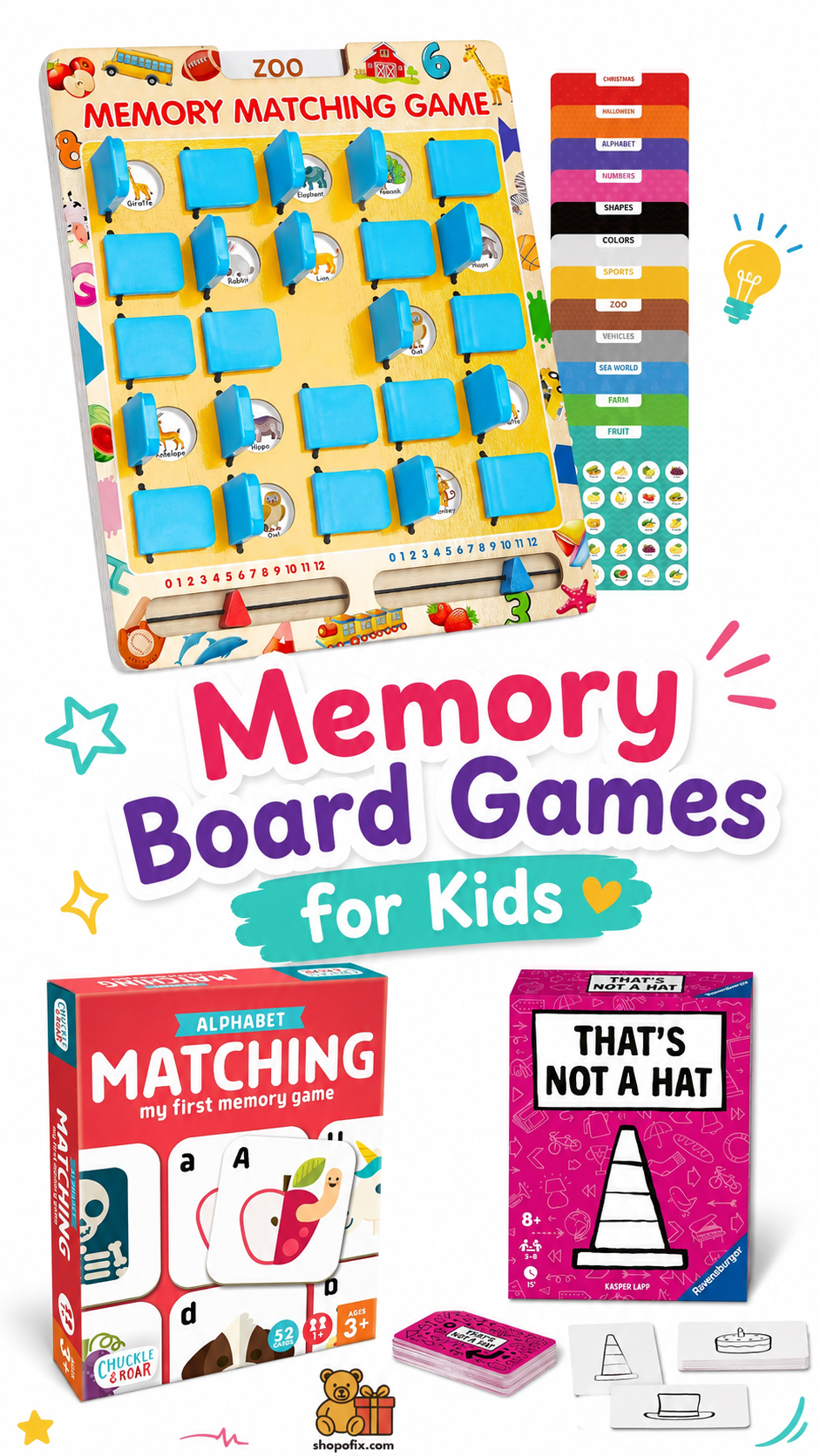 Memory Board Games for Kids