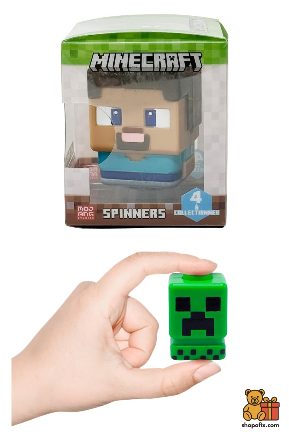 Minecraft Fidget Spinner (Steve)