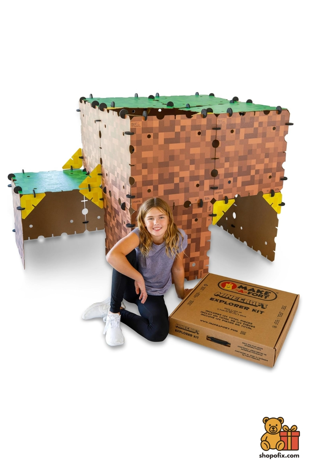 Minecraft Reusable Cardboard Fort