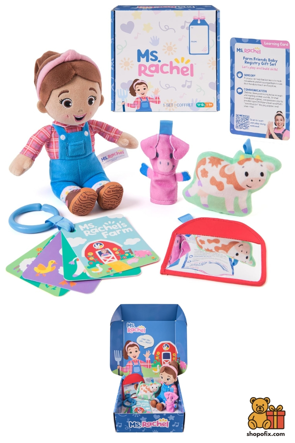 Ms. Rachel Official Farm Friends Plush Doll