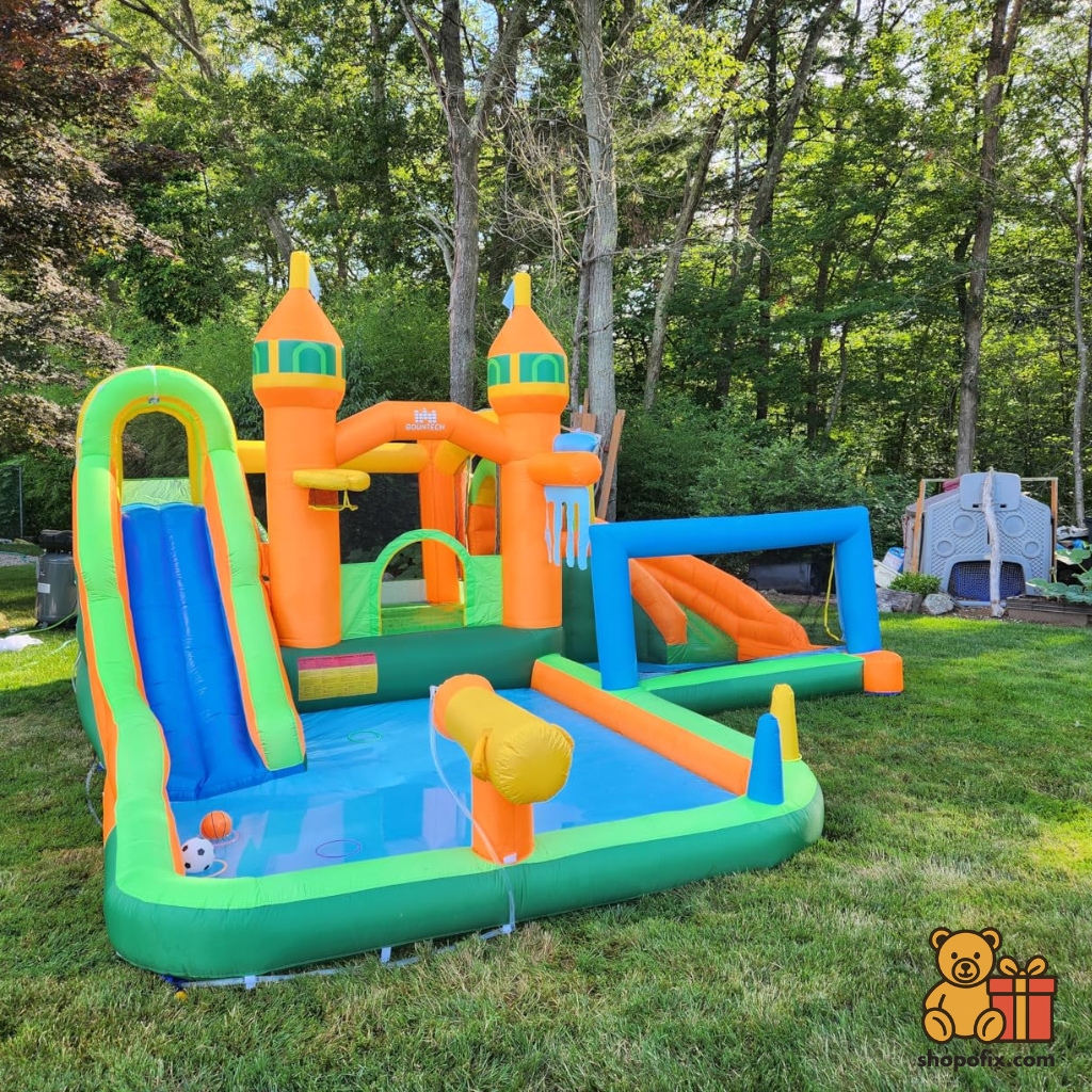 OLAKIDS Inflatable Water Slide