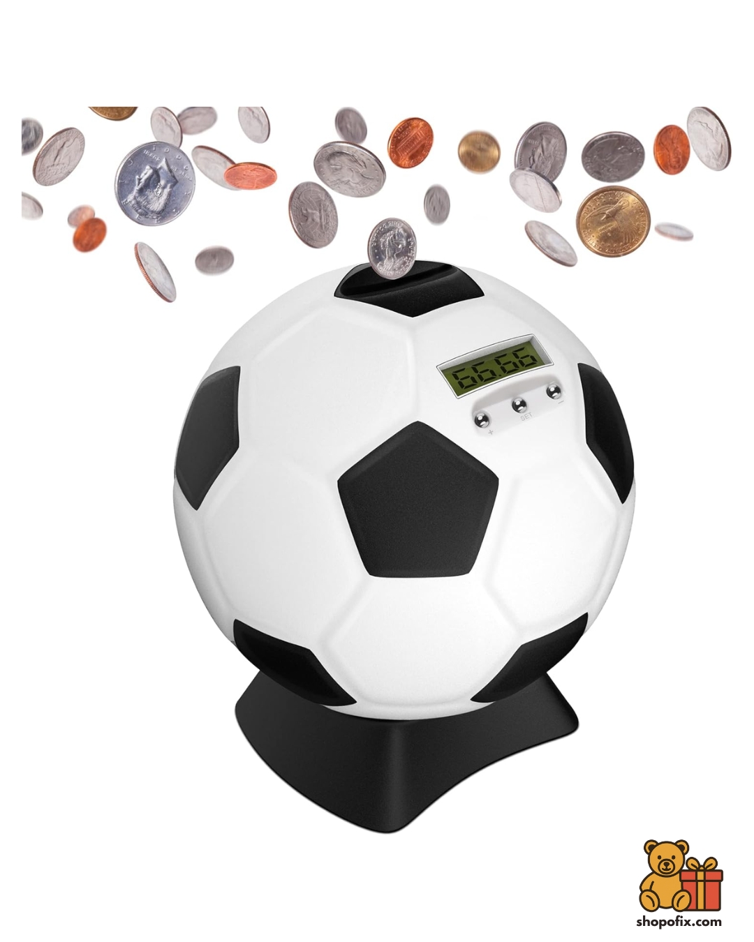 Soccer Ball Piggy Bank
