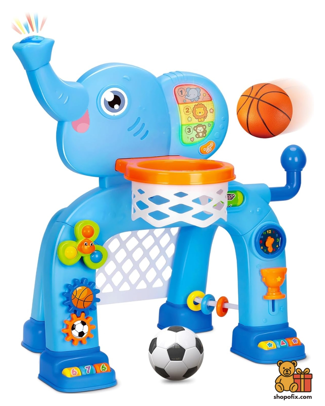 Toddler Basketball Hoop & Soccer Goal