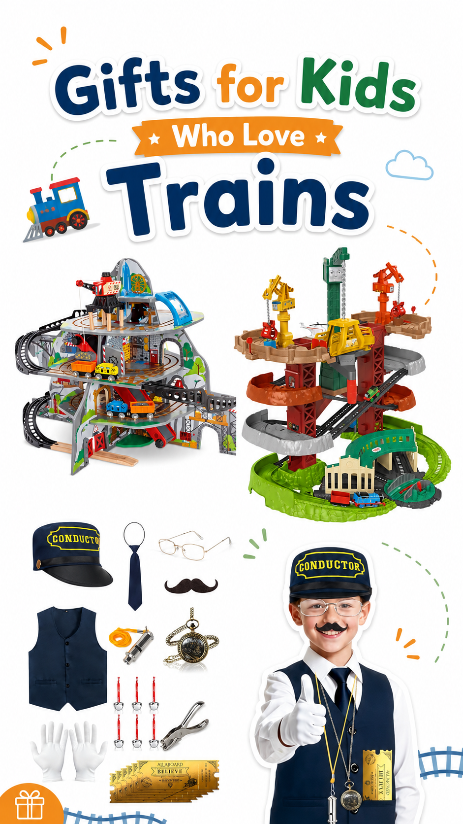 Gifts for Kids Who Love Trains
