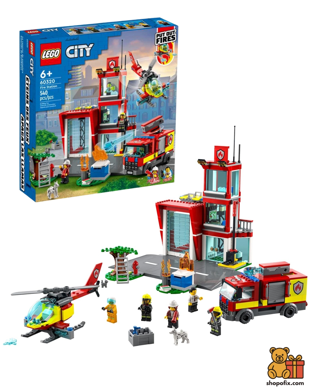 LEGO City Fire Station with Fire Truck Set 60320