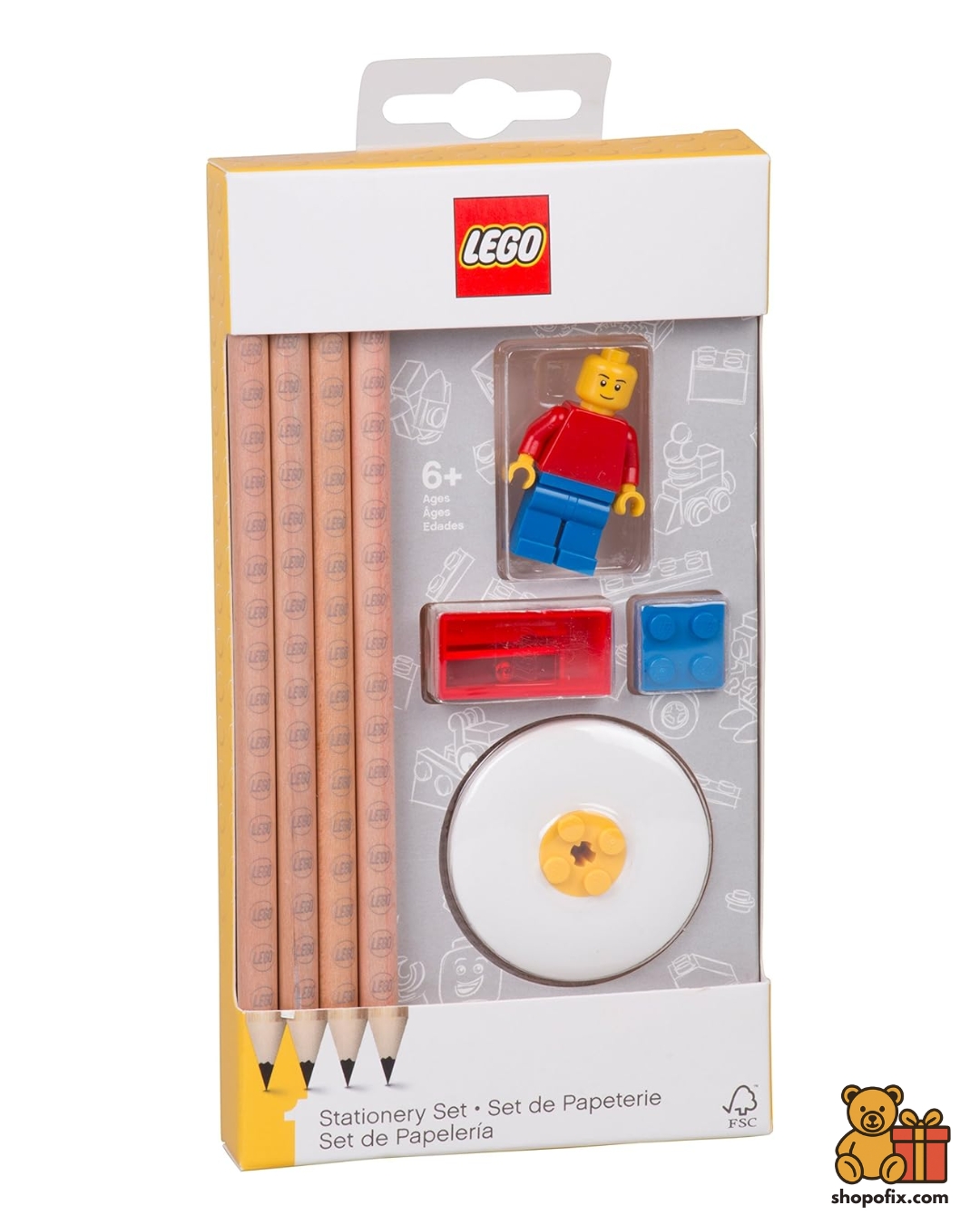 LEGO Stationery Set with Minifigure