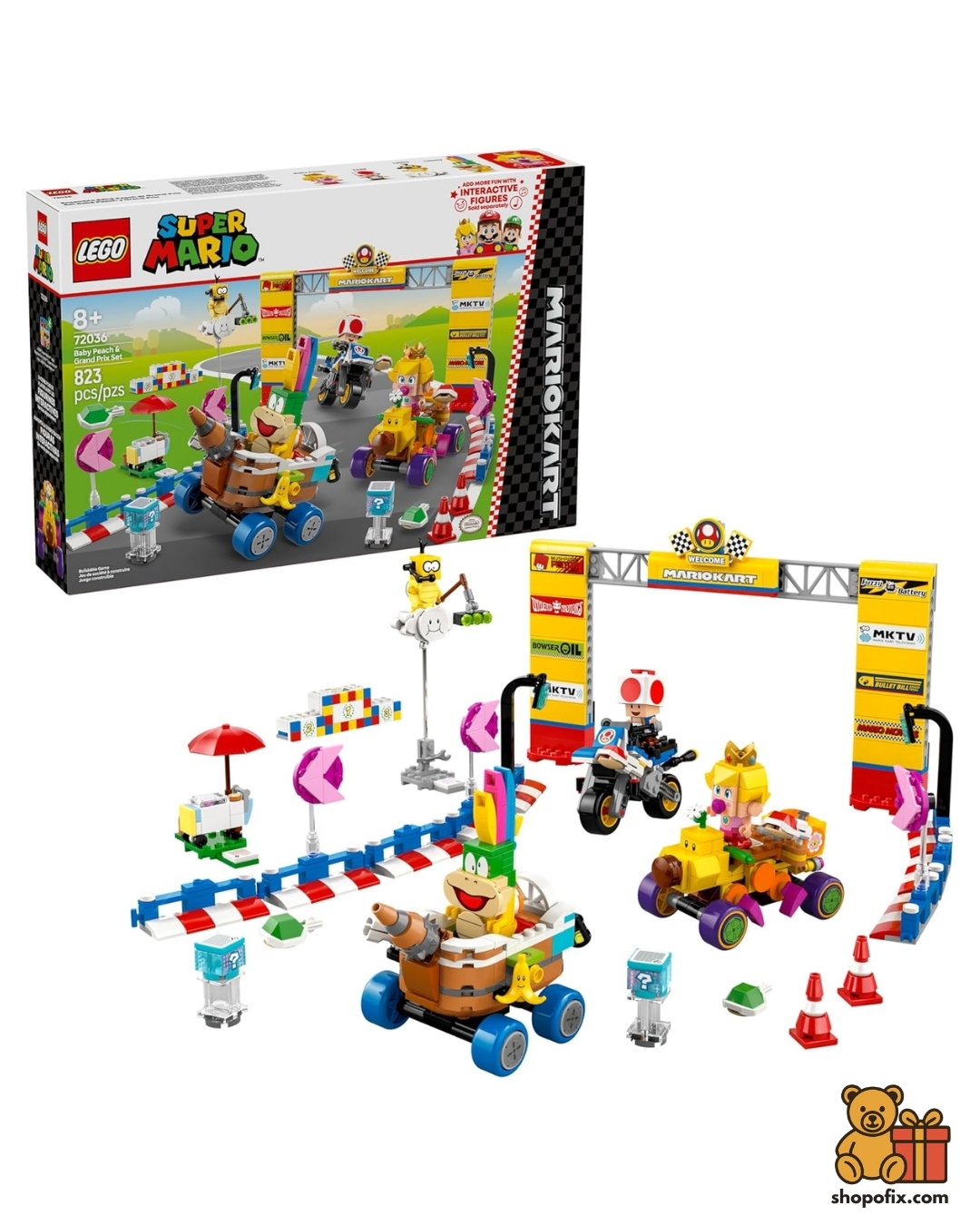 LEGO Super Mario: Mario Kart - Baby Peach & Grand Prix Set