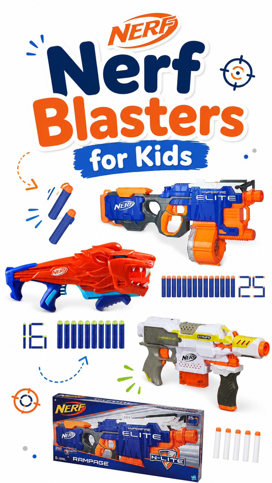 Nerf Blasters for Kids