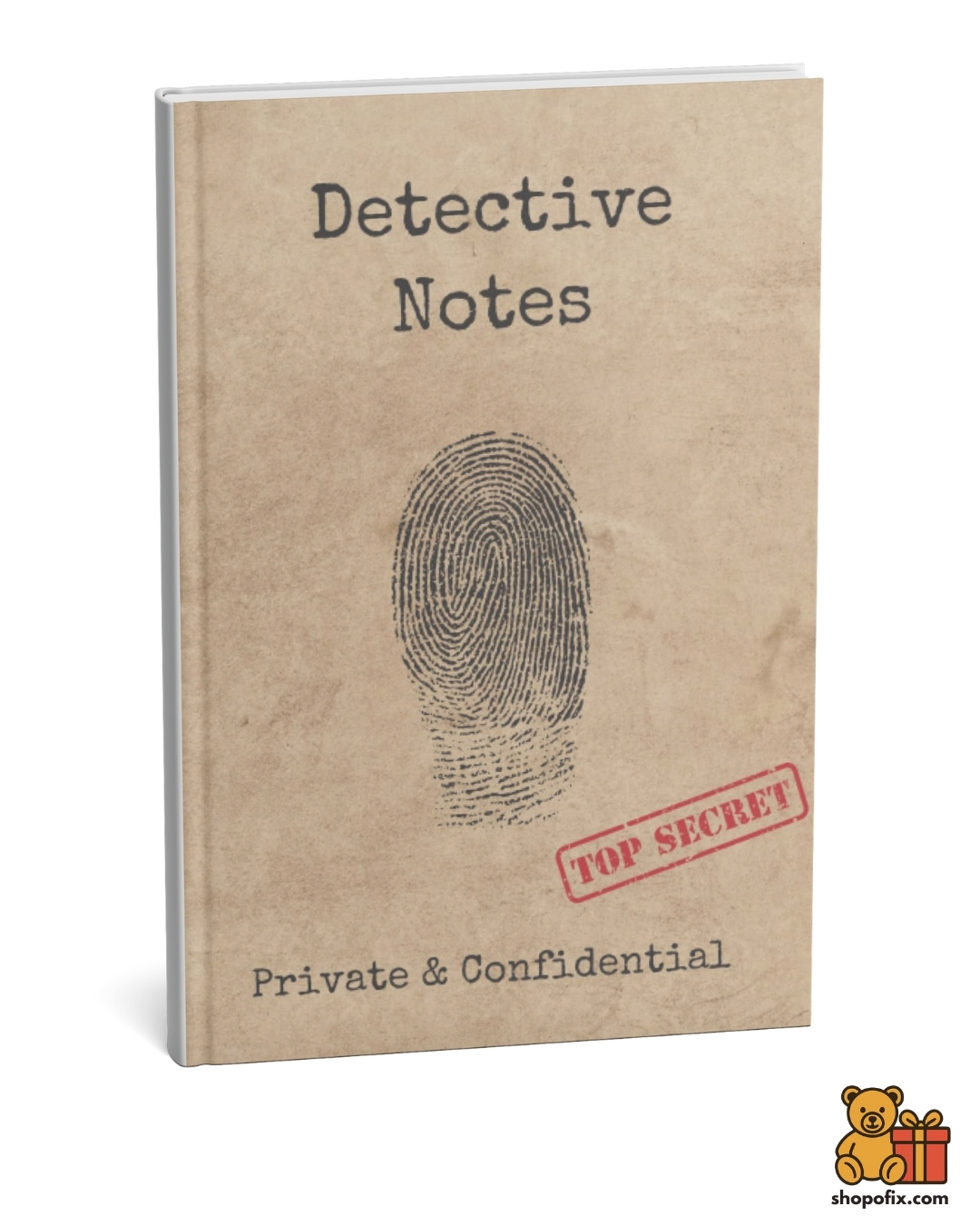 Detective Notes: Top Secret Lined Notebook