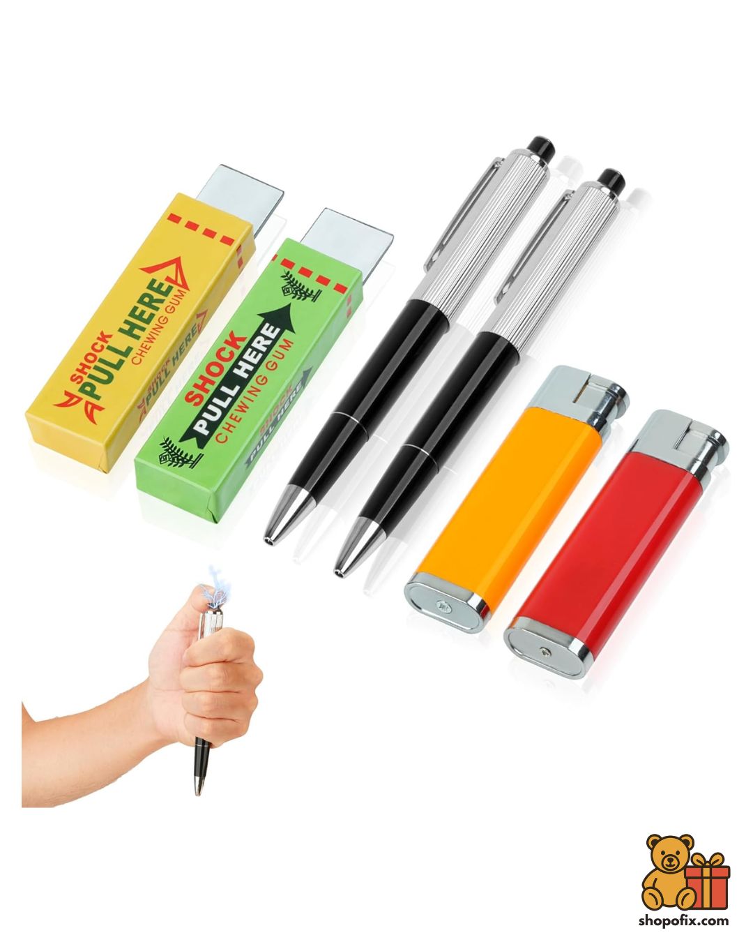 6-Piece Electric Shock Prank Toy