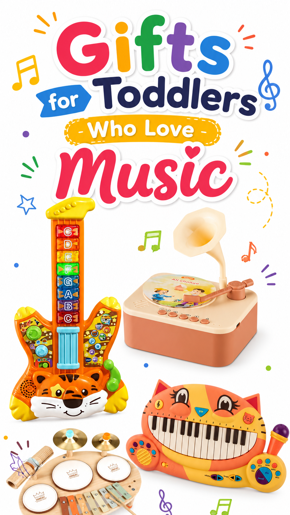 Gifts for Toddlers Who Love Music