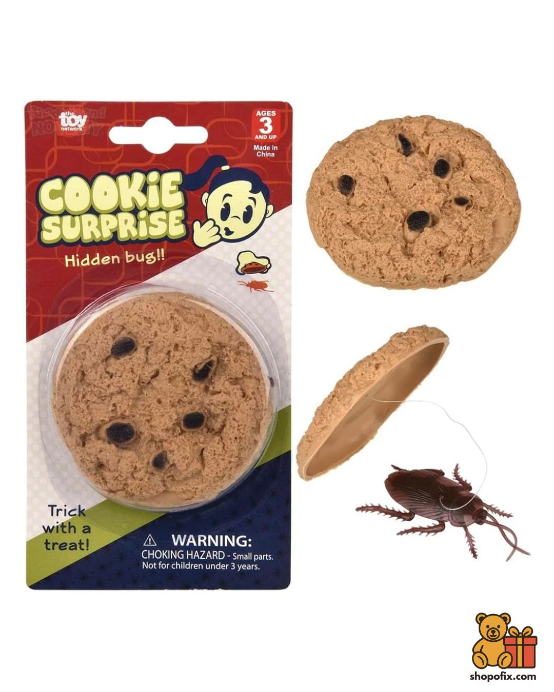 Nikki's Knick Knacks Prank Cookie Cockroach Surprise