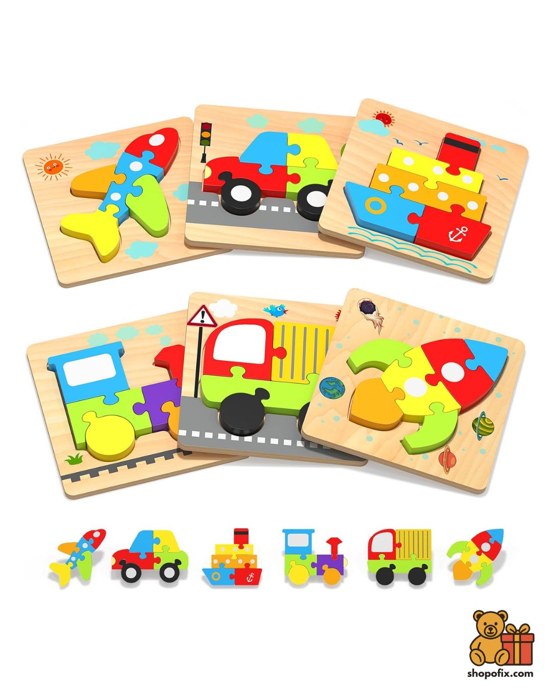 Wooden Toddler Puzzles
