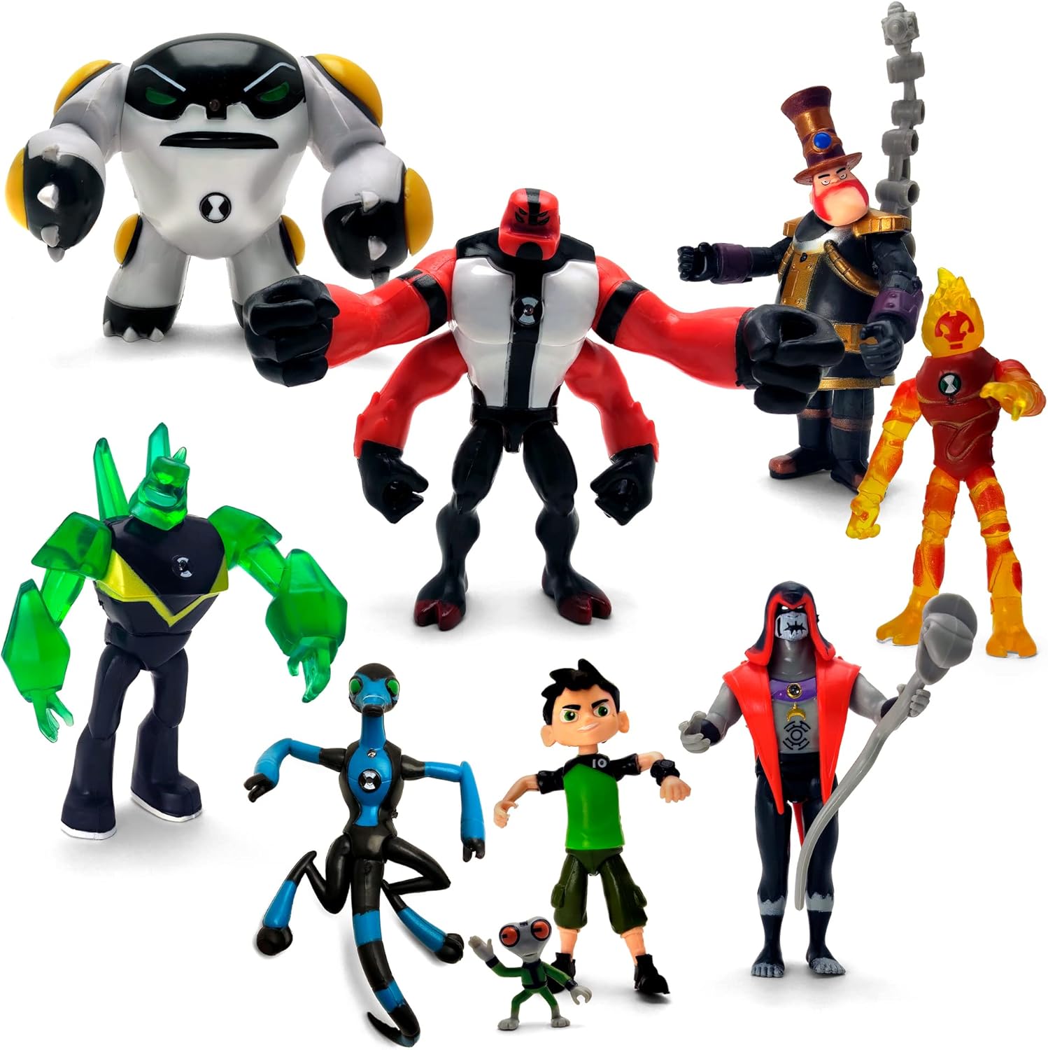 9 Pcs Ben 10 Action Figures - Ben 10 Toys for Kids