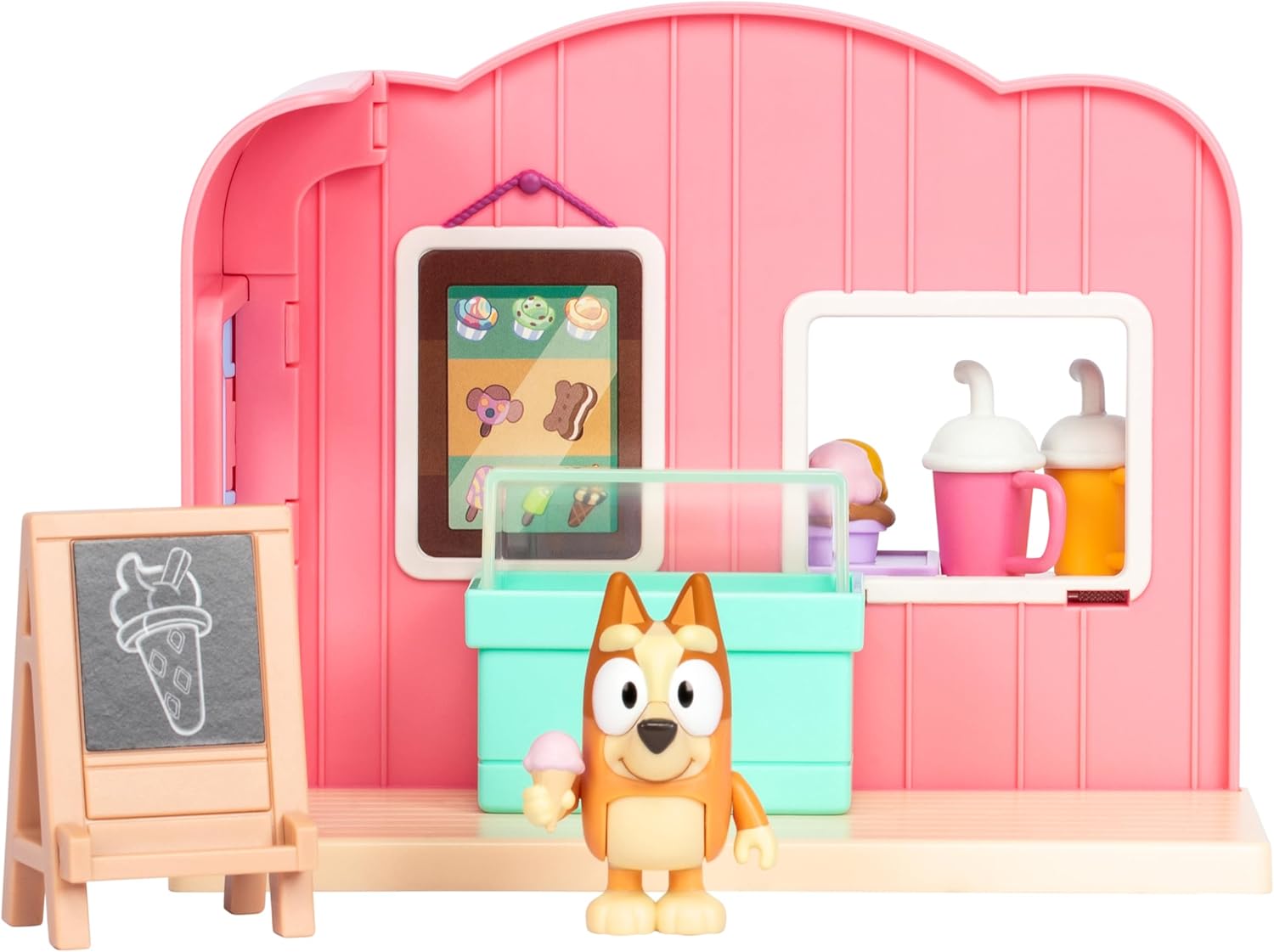 Bluey Ice Cream Shop Playset - Ice Cream Shop Owner Toys