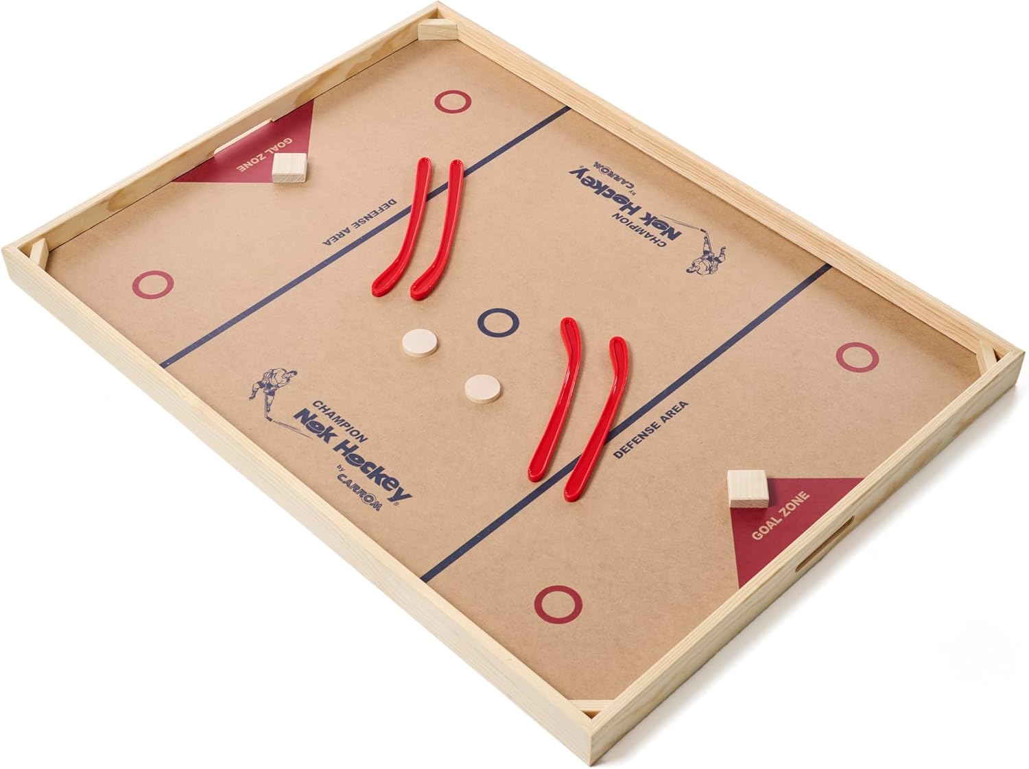 Carrom Champion Nok Hockey Wooden Board Games - Winter Olympics Toys