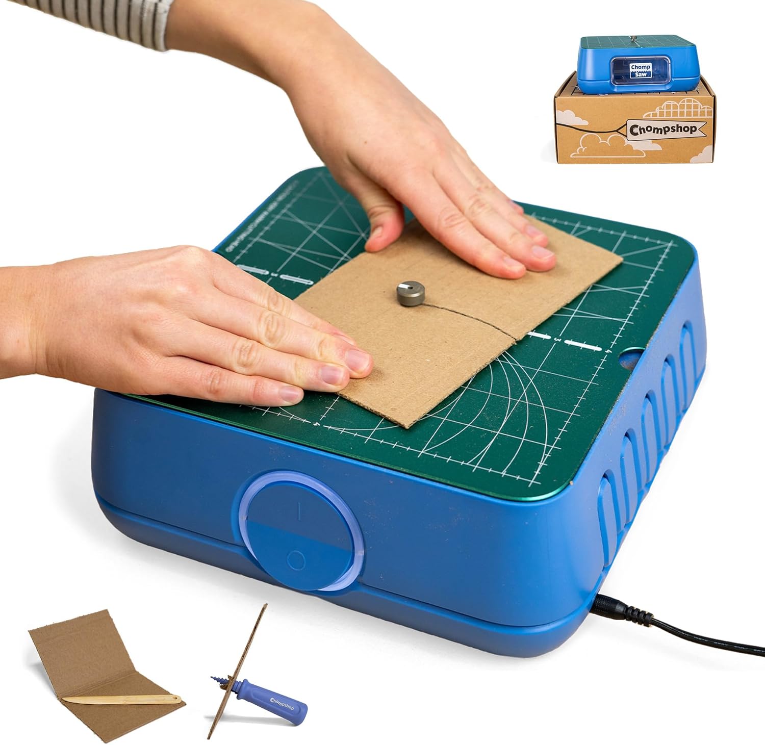 ChompSaw The Ultimate Kid-Safe Power Tool for Cutting Cardboard - Carpenter Toys for Kids