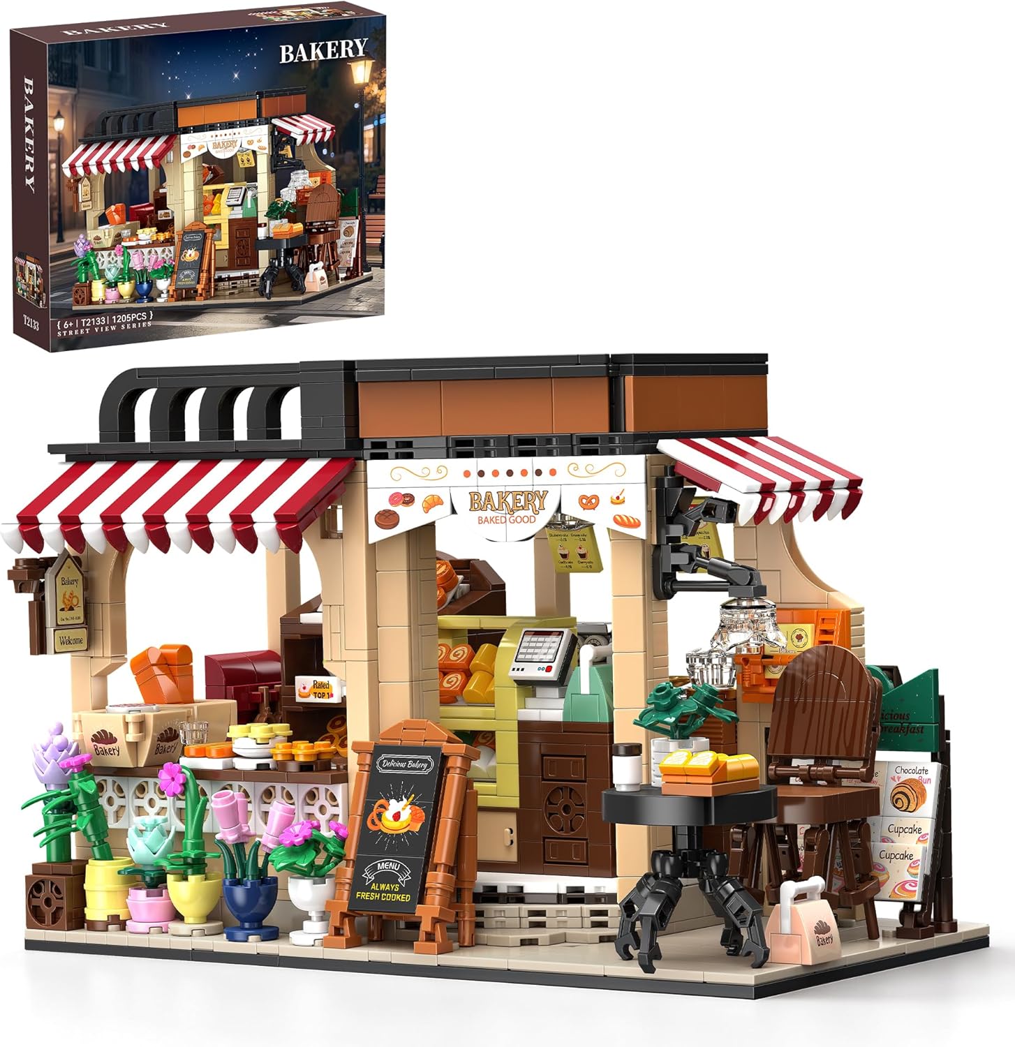 City Bakery House Building Sets - Baker Toys for Kids