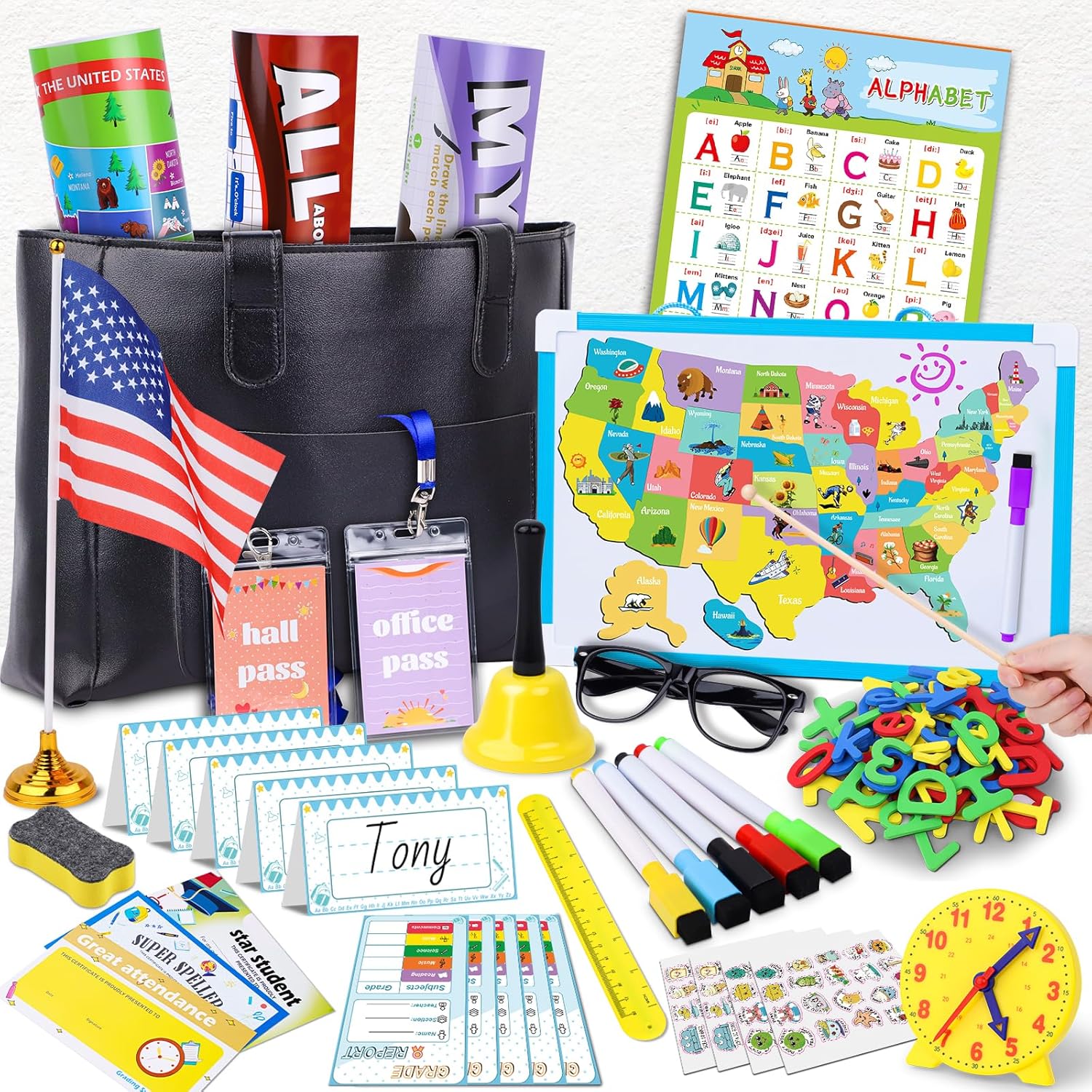 Gifts2U Pretend Play School Sets - Teacher Toys for Kids