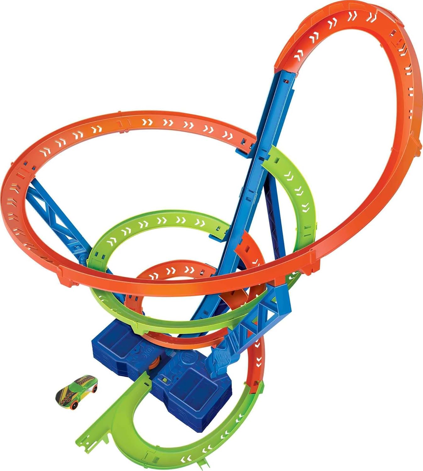 Hot Wheels Toy Car Track Set Spiral Speed Crash - Hot Wheels Track Sets