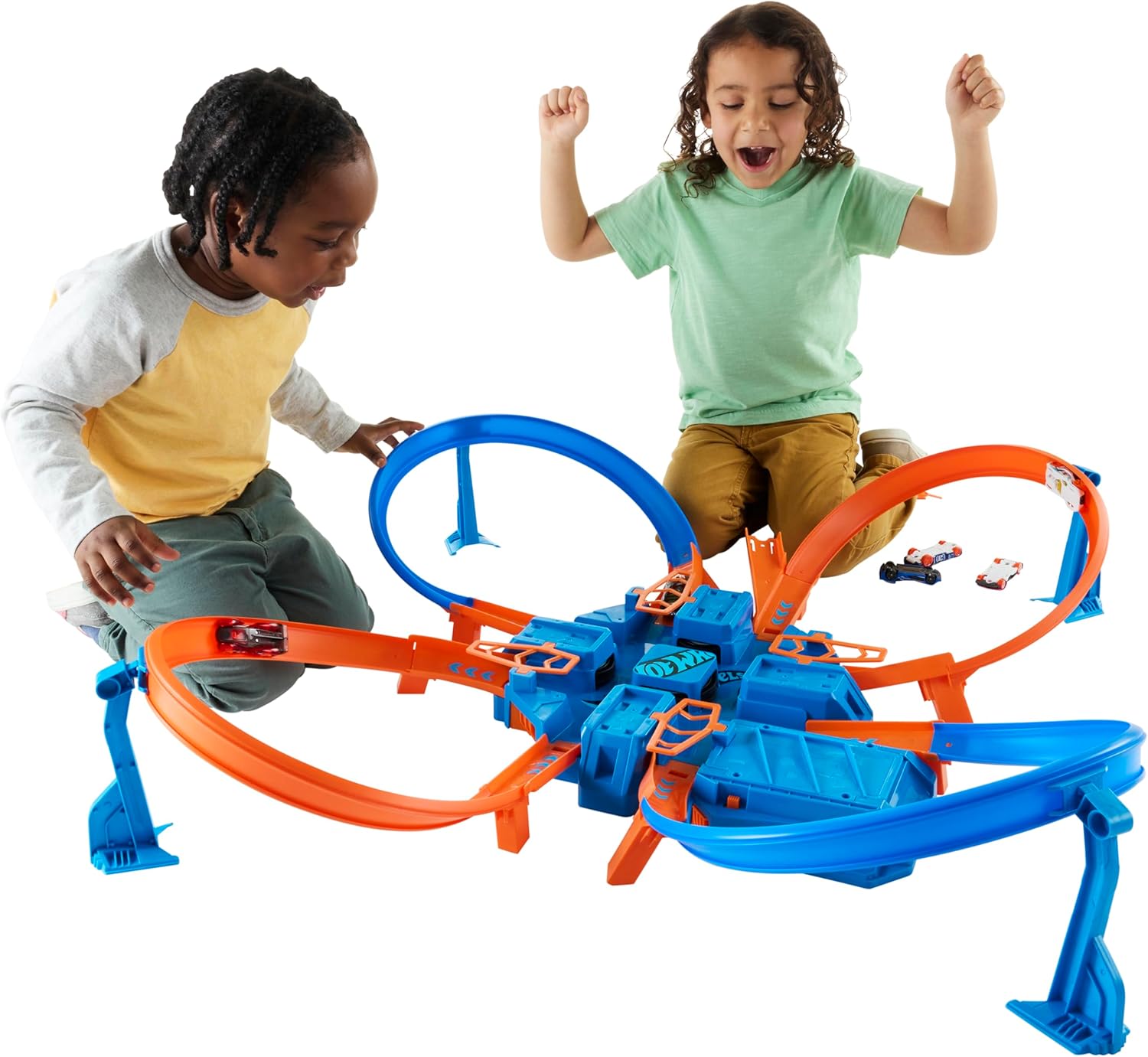 Hot Wheels Track Set 4 Intersections for Crashing - Hot Wheels Track Sets