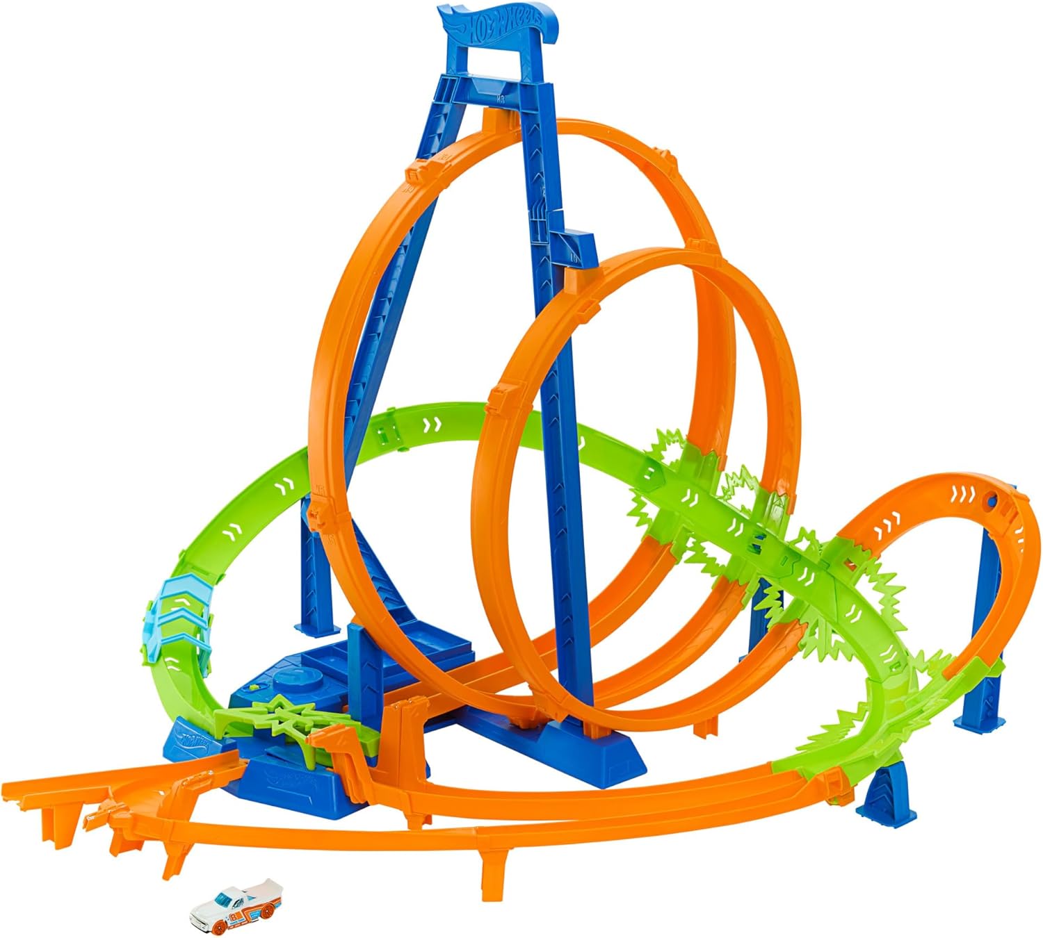 Hot Wheels Track Set Epic Crash Dash with 5 Crash Zones - Hot Wheels Track Sets