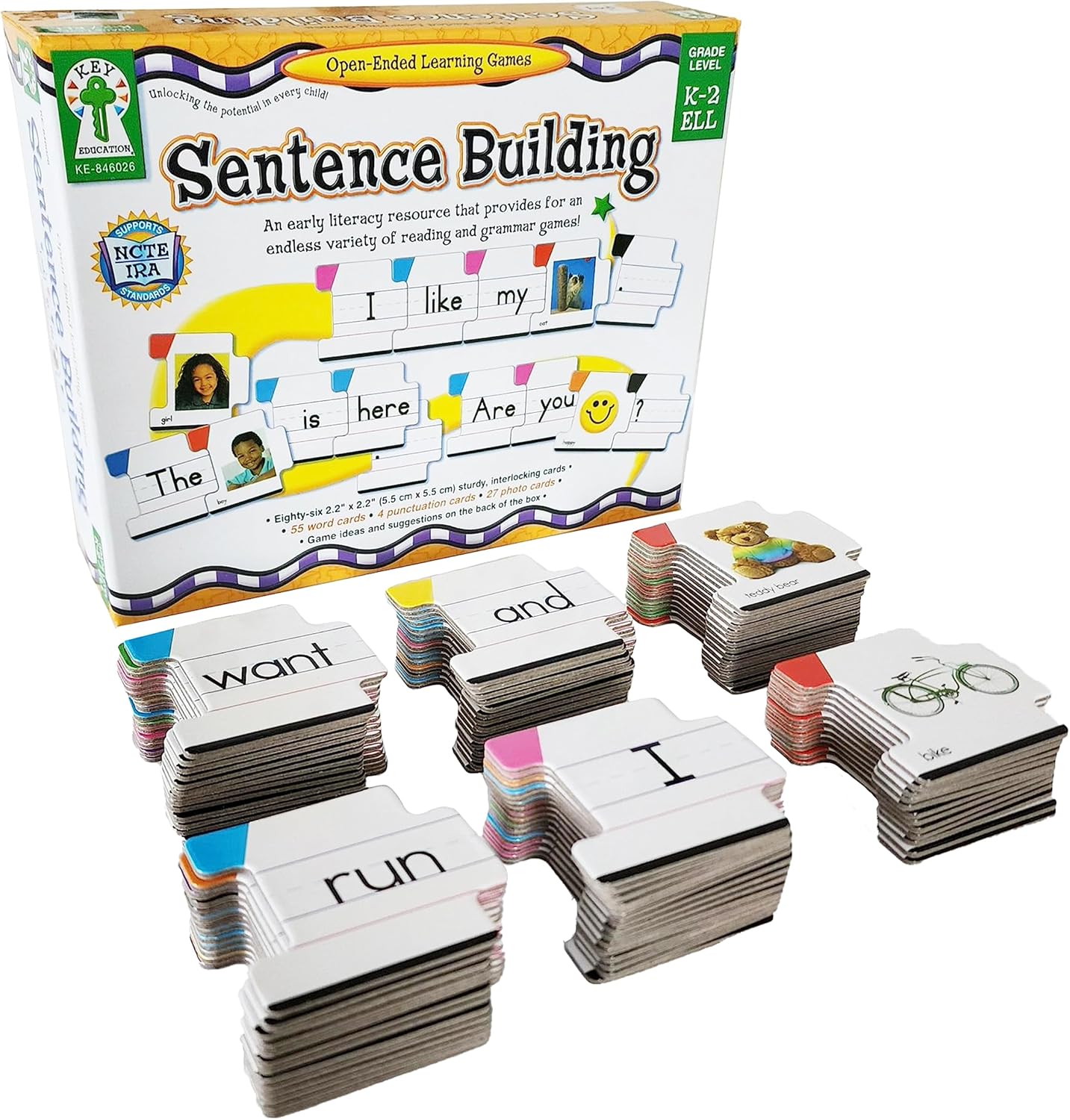 Key Education Sentence Building Game - Teacher Toys for Kids