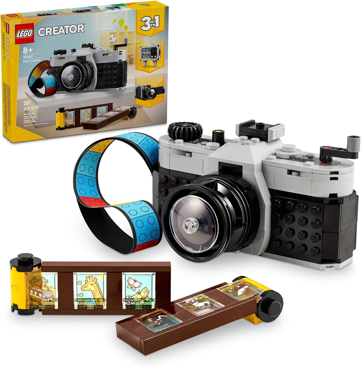 LEGO Creator 3 in 1 Retro Camera Toy - Photographer Toys for Kids