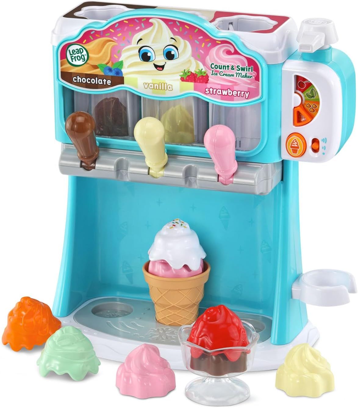 LeapFrog Count and Swirl Ice Cream Maker - Ice Cream Shop Owner Toys