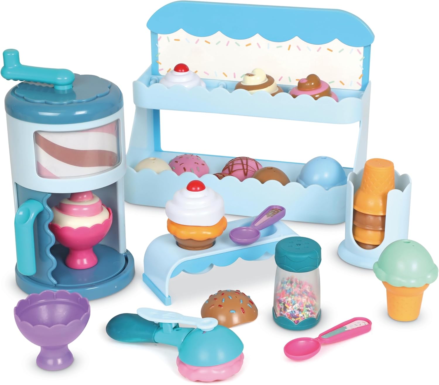 Learning Resources Swirly Scoops Ice Cream Shoppe - Ice Cream Shop Owner Toys