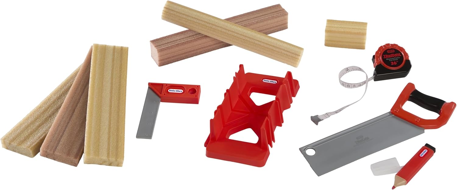 Little Tikes Creative Construction Measure & Cut Set - Carpenter Toys for Kids