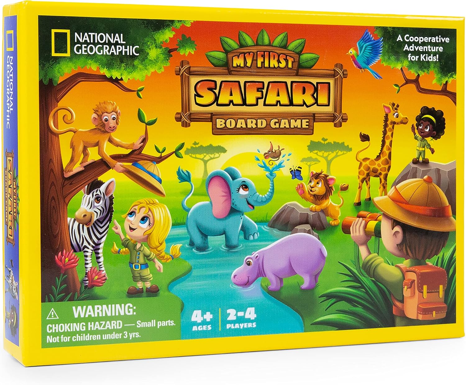 NATIONAL GEOGRAPHIC My First Safari Board Game - Zookeeper Toys for Kids