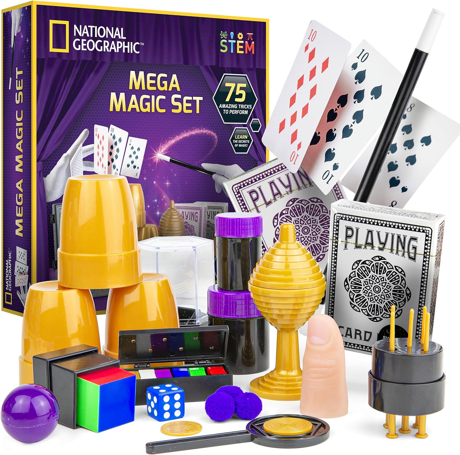 National Geographic Mega Magic Set - Magician Toys for Kids