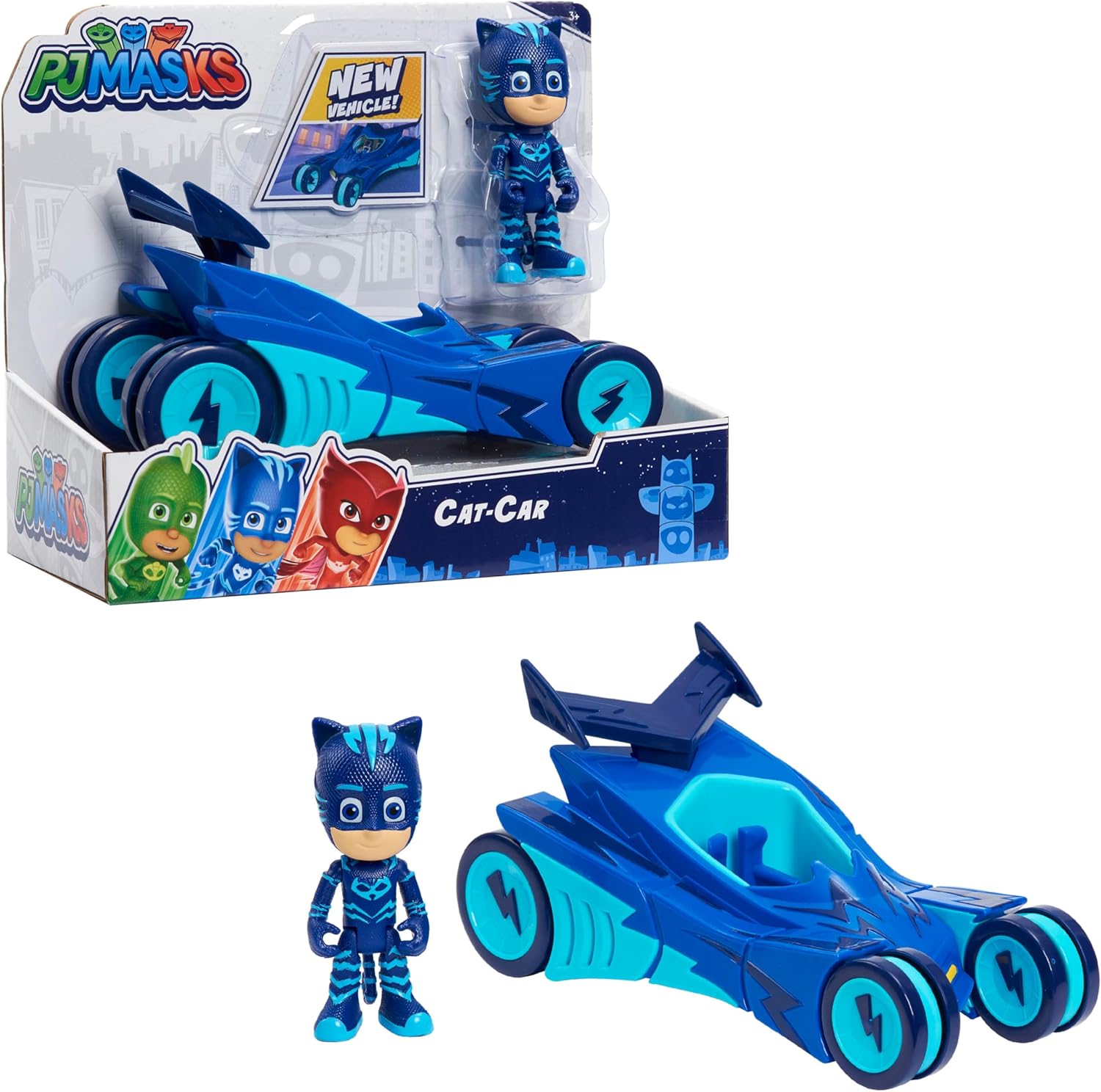 PJ Masks Catboy & Cat-Car Toy - PJ Masks Toys for Kids