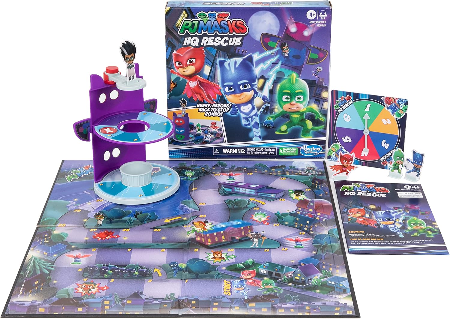 PJ Masks Hasbro Gaming HQ Rescue Kids Board Game - PJ Masks Toys for Kids