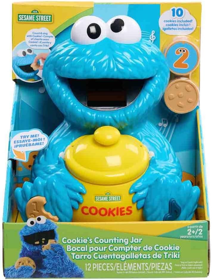 Sesame Street Cookie's Counting Jar - Sesame Street Toys for Kids