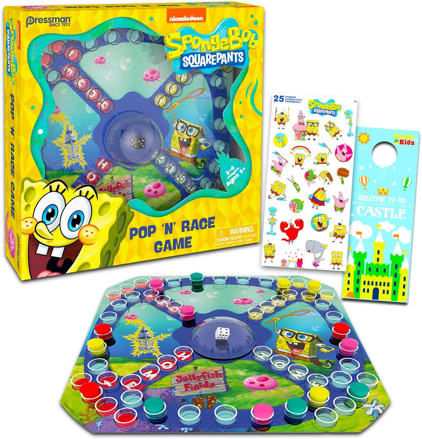 Spongebob Squarepants Pop-Up Board Game - Spongebob Squarepants Toys