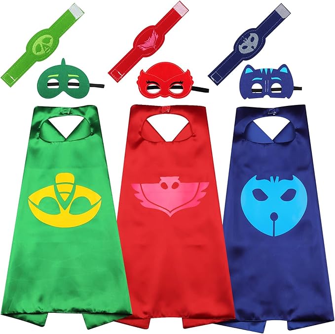 PJ Mask Superhero Capes and Masks for Kids - PJ Masks Toys for Kids