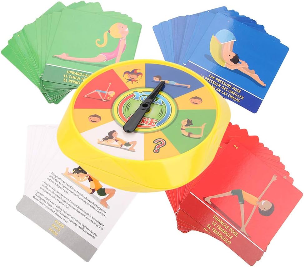 Yoga Pose Cards Spinner Game - Yoga Instructor Toys