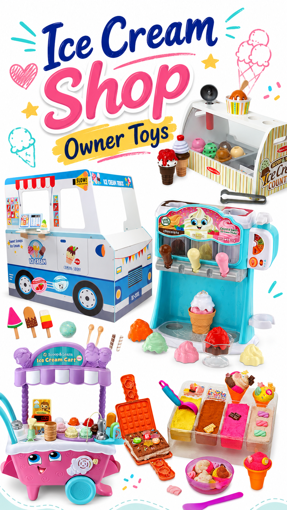 10 Amazing Ice Cream Shop Owner Toys for Kids Who Love Sweet Pretend Play