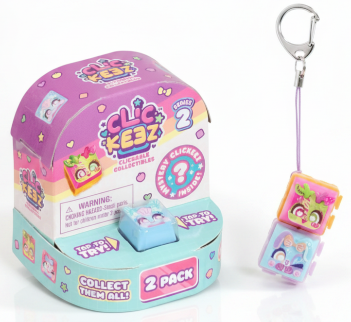 Clickeez Clickable Collectible Keys Fidget Toy Mechanical Keyboard Switch
