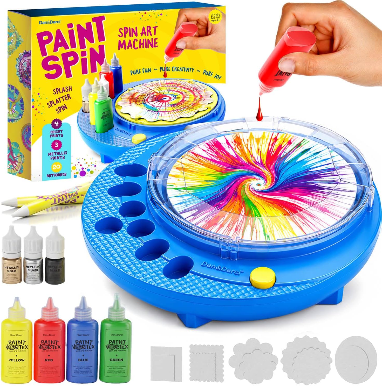 Dan&Darci Paint Vortex Spin Art Machine