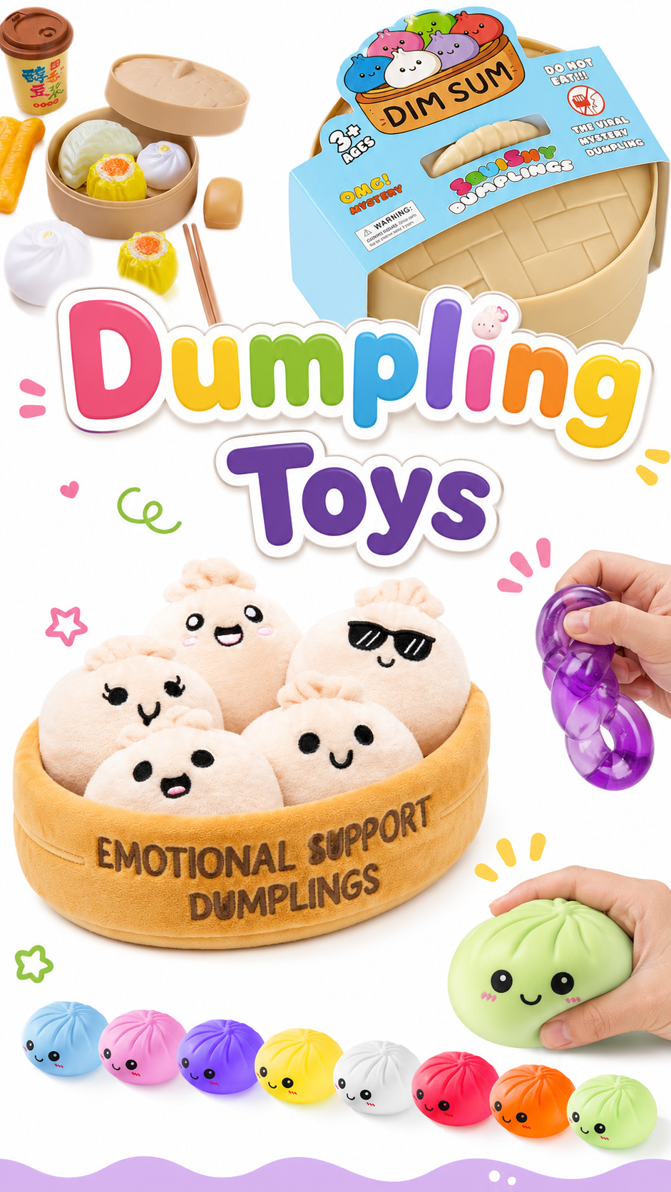 Dumpling Toys for Kids