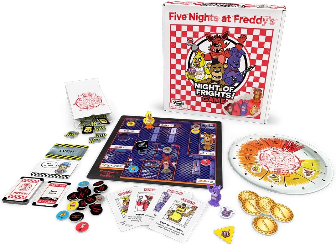 Funko Games Five Nights at Freddy's Night of Frights Board Game - Five Night At Freddy's FNAF Toys