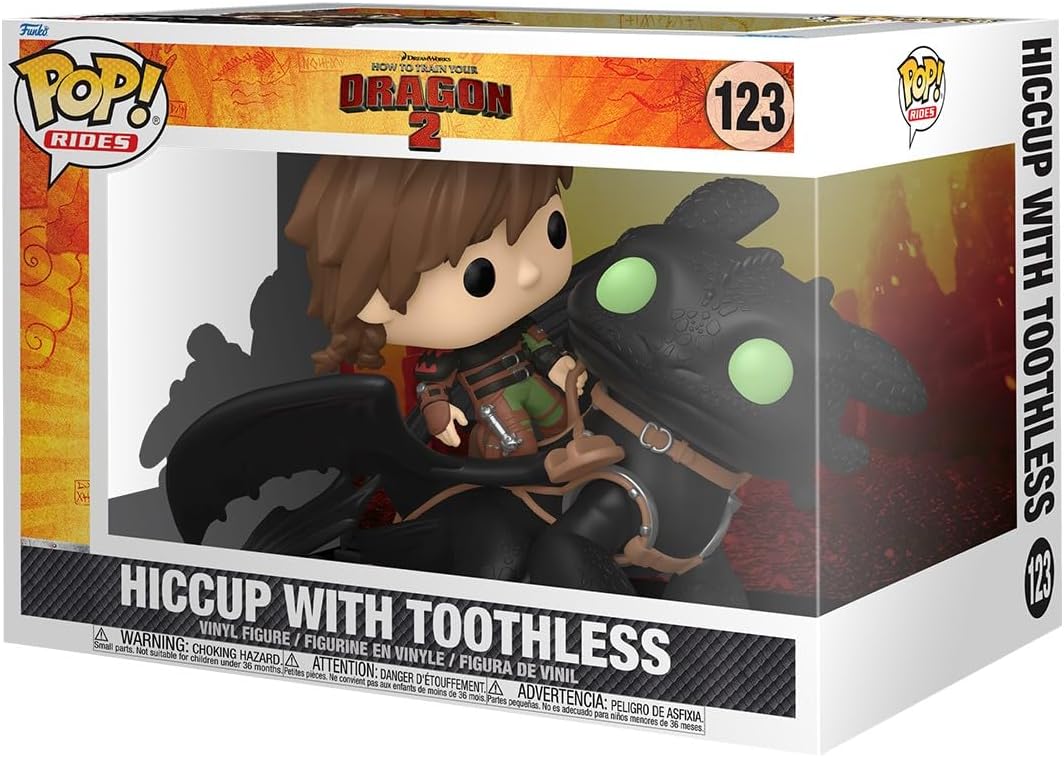 Funko Pop! Hiccup with Toothless How to Train Your Dragon